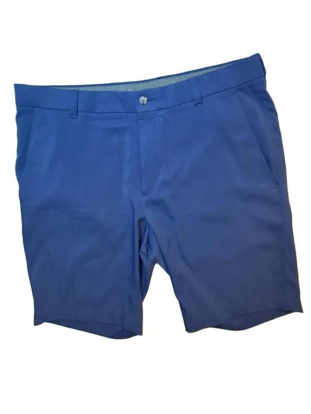 Oxford Golf Shorts Size 34 Blue Performance Flat Front